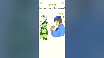 Dop 2 Level 93, How many tickets does he need? #game #dop2 #puzzle #funny #shorts