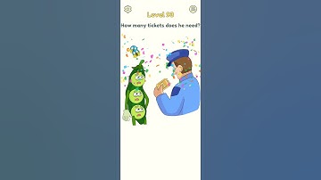 Dop 2 Level 93, How many tickets does he need? #game #dop2 #puzzle #funny #shorts