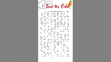 Only 1% can find odd one fast #brainteasers #shortvideo