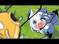 【手描き】200時間の末に金コイキングを釣り上げるフブちゃん【ポケモン/白上フブキ/金コイキング/耐久/ホロライブ 切り抜き 手描き】