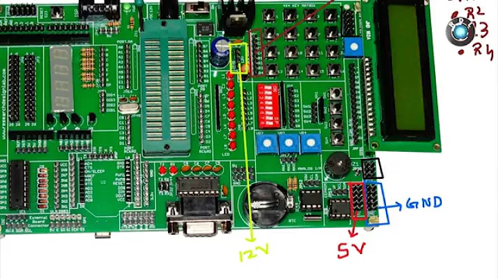 PIC Development board various interfaces