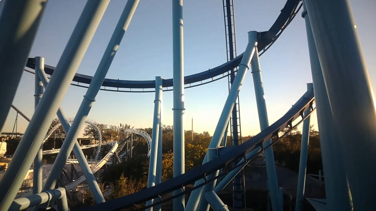 Manta - SeaWorld Orlando - Row 2 (4K HD POV) - December 2025