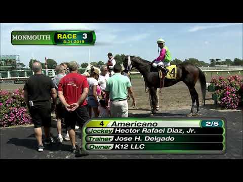 video thumbnail for MONMOUTH PARK 8-31-19 RACE 3