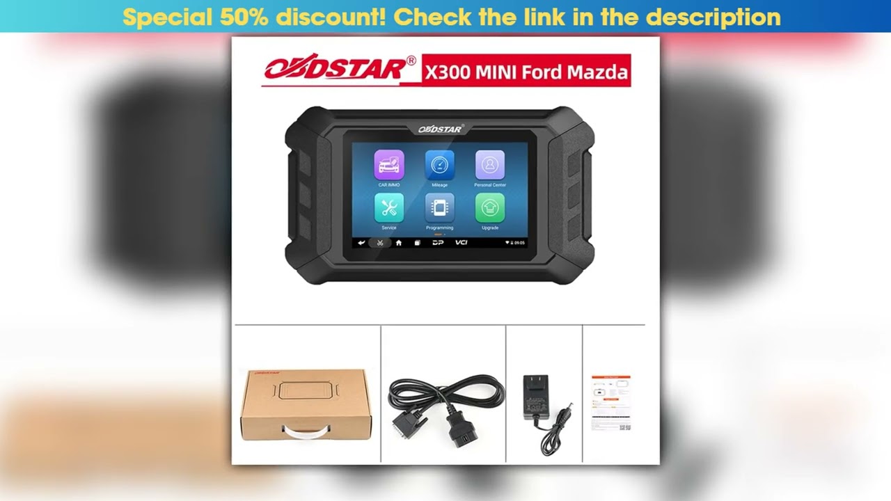Review OBDSTAR X300 MINI for Ford Mazda IMMO Key and Mileage Programmer Supports Oil Reset Upgrade