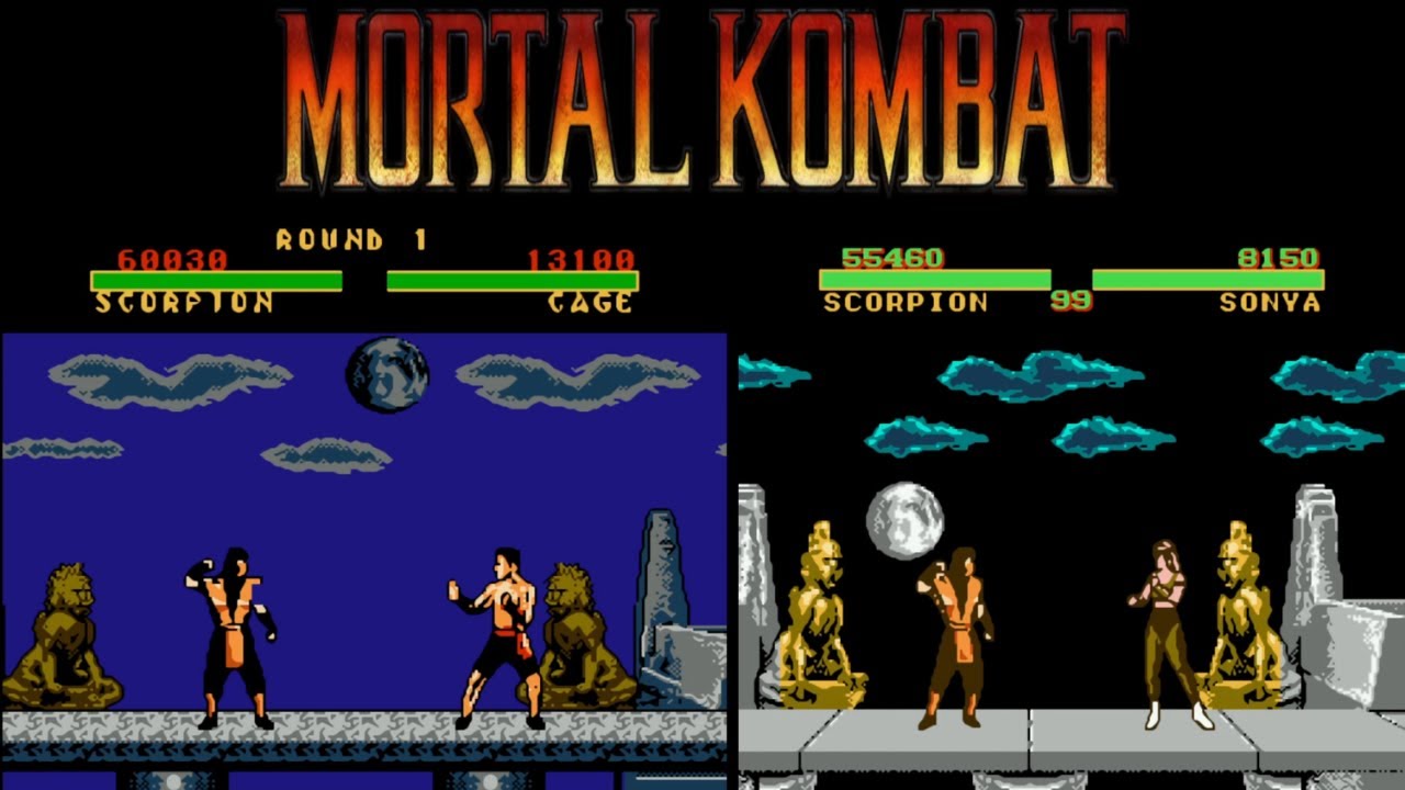 Qual a melhor versão de Mortal Kombat para Nintendinho - Comparando lado a lado