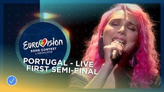 Video thumbnail of "Cláudia Pascoal - O Jardim - LIVE - Portugal - First Semi-Final - Eurovision 2018"