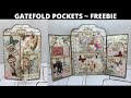 GATEFOLD POCKET  ~ WEEKLY FREEBIE