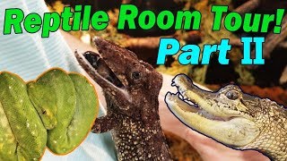 2018 REPTILE ROOM TOUR Part 2!