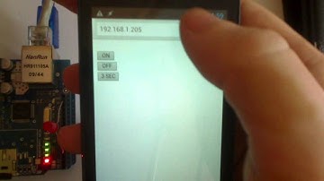 Arduino ethernet controlled with ios and android