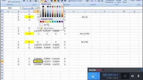 Penyelesaian Operasi Matriks| Menentukan Invers Matriks Dengan OBE (Microsoft Excel)