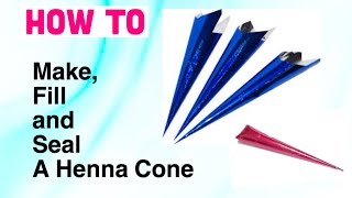 How To Make Henna Cone Easily At Home | DIY Best Henna Cone Tutorial | HennaAndNailArt screenshot 3