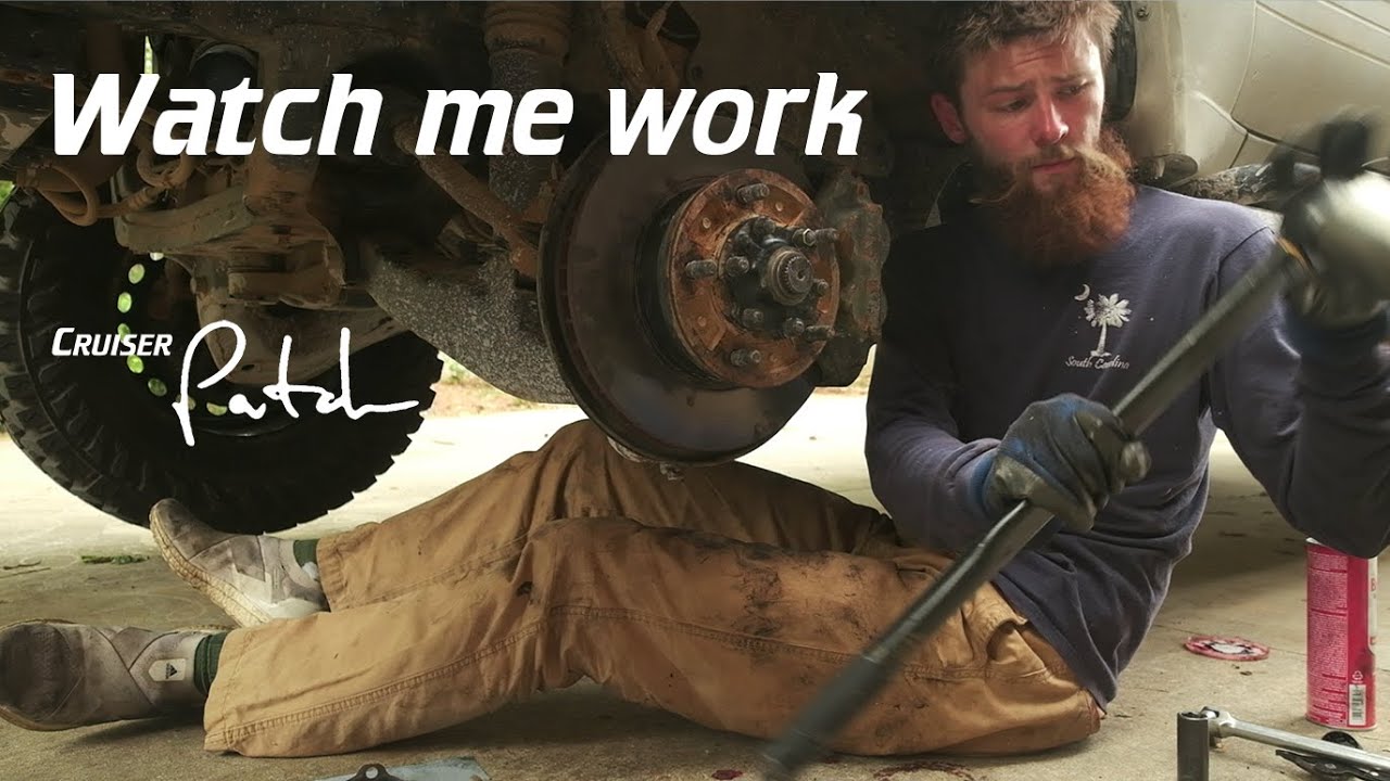 45 minutes of Mechanic work 100 Series Land Cruiser wheel bearing