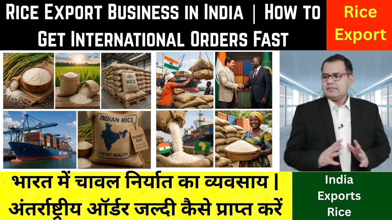 Rice Export Explained Simply  | From India to Global Markets #rice #export #import #riceexport