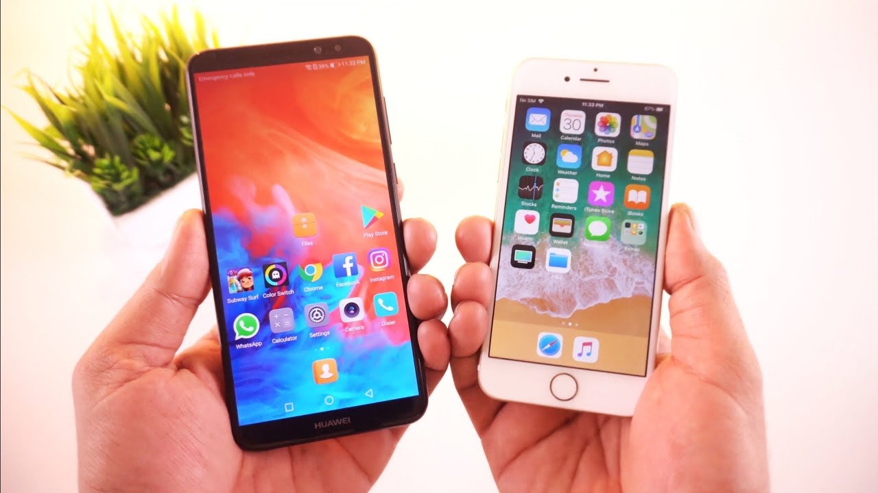 Iphone 6 plus vs huawei mate 10 lite