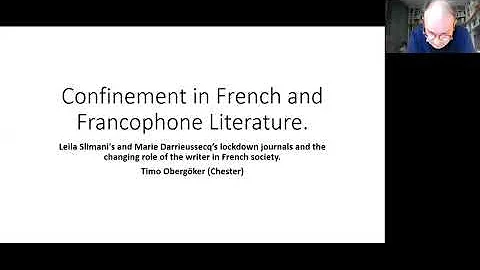 Confinement in French and Francophone Literature a...