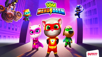 Talking Tom Hero Dash Walkthrough Gameplay । Part 10 । Talking Tom Hero । Super Tom (iOS, Android) ।