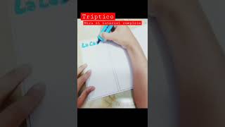 Tríptico Paso A Paso Mira El Tutorial Completo