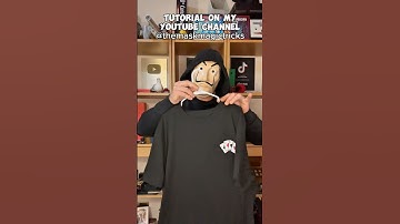 T-SHIRT IN AN INSTANT 🪄 Magic Trick #magic #tricks #foryou