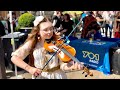 Bella ciao  violin cover by holly may  street performance