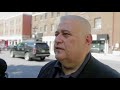 Giuseppe recine reacts to quebec patriote flag in little italy