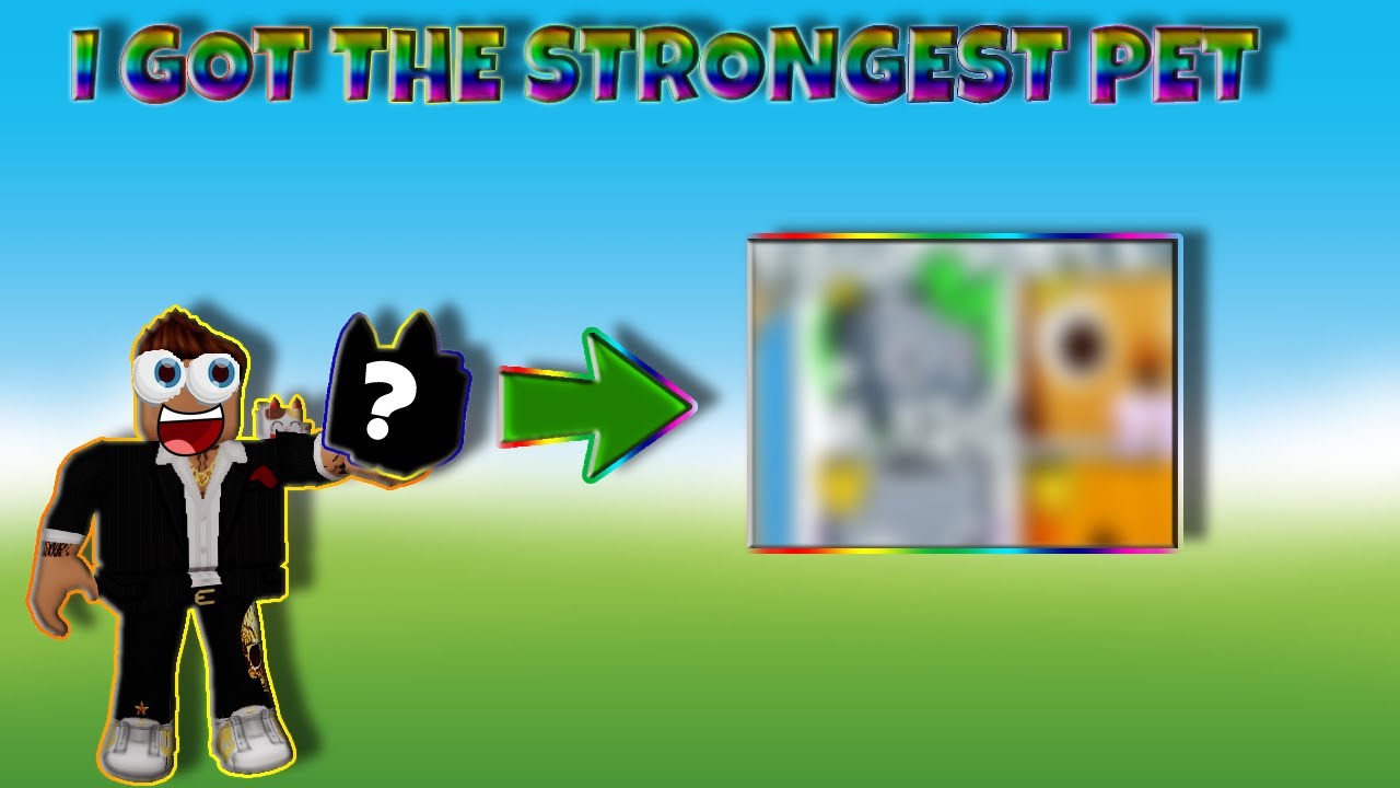 I Got The STRONGEST Pet In Pet Simulator Z YouTube