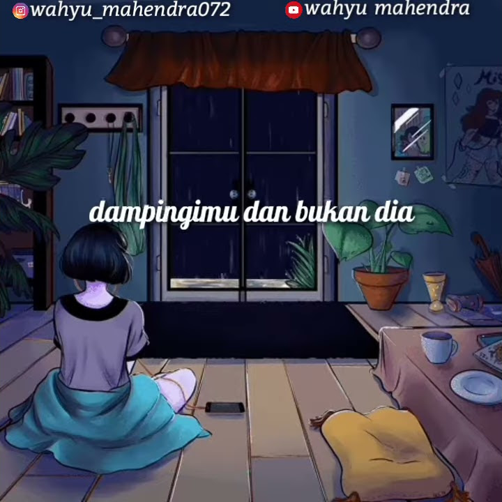 Status wa sedih terbaru || Harusnya aku 🎵|| Cover intan putih Abu-Abu || Lirik ||