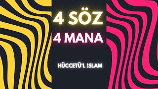 Keşfet: Dört Söz Dört Mana Resimi