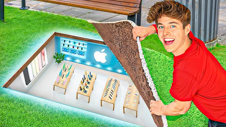 I Built a Secret Hidden Apple Store!