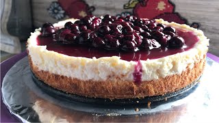 Blueberry Cheese Cake Recipe | How To Make Blueberry Cheese Cake