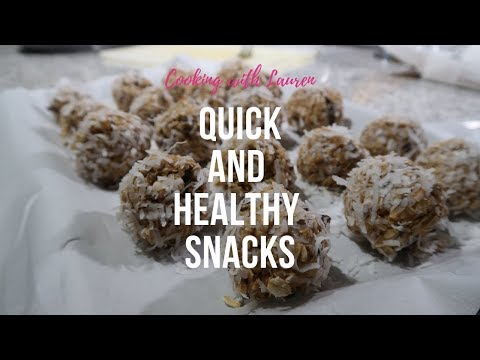 HEALTHY SNACKS FOR SCHOOL OR WORK!