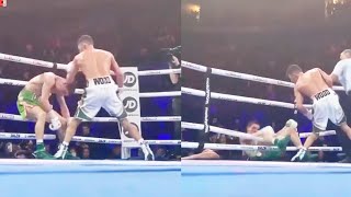 MUST SEE! RINGSIDE VIEW OF LEIGH WOOD BRUTALLY KNOCKING OUT MICHAEL CONLAN