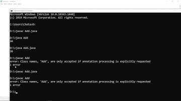 How to run java program in command prompt