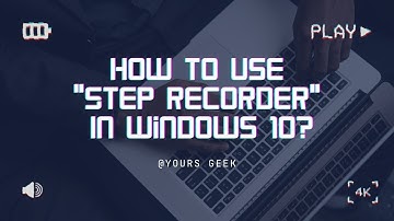 How to use Step Recorder in windows PC | Step screen recorder with screen shot and steps instruction
