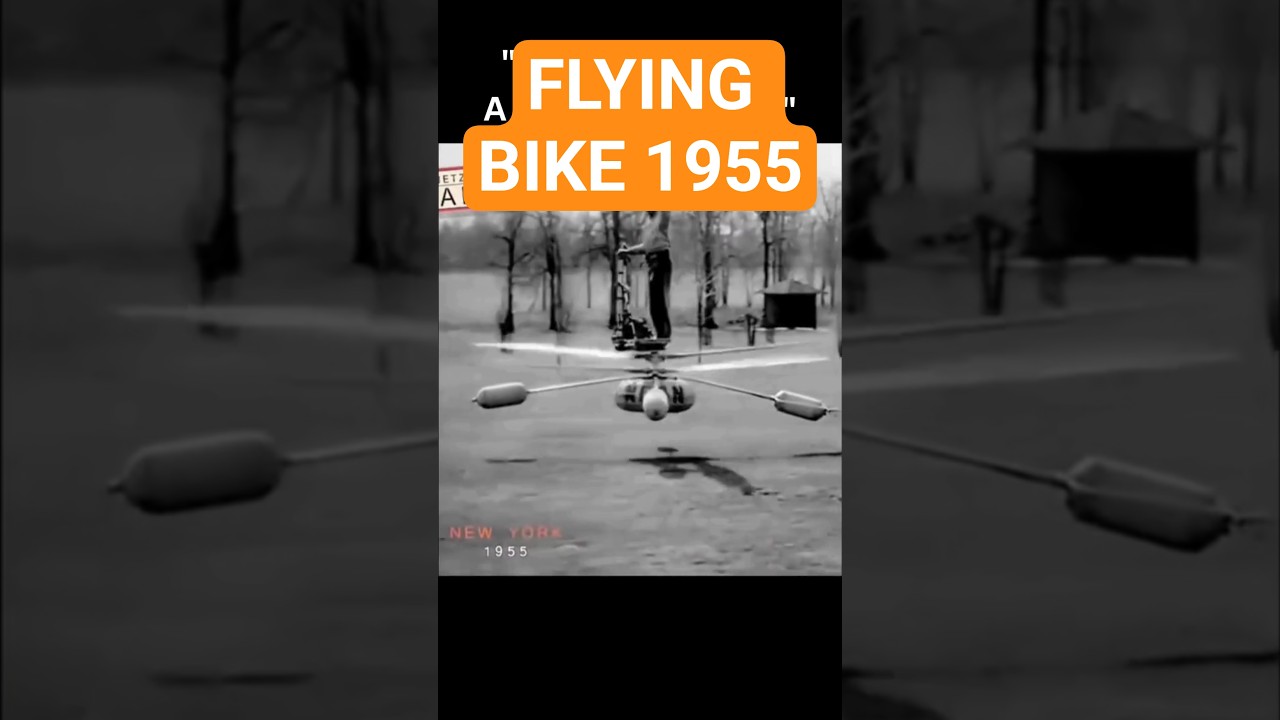 1955 Flying Bike - Crazy Innovation 