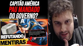 Discordei ou Concordei? REFUTANDO MENTIRAS: CAPITÃO AMÉRICA! REACT!