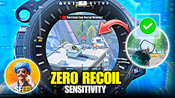 🔥SCARFALL 2.0 BEST SENSITIVITY 🥵 FOR 2,3 & 4 FINGER + GYRO & NON PLAYERS💀| Zero Recoil Sensitivity 🤯