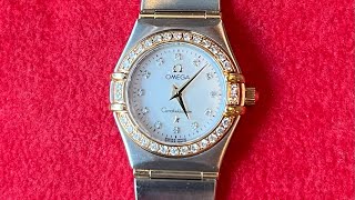 The Omega Constellation Ladies MOP and Diamond Dial and Bezel