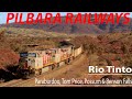 Pilbara Railways - Western Australia.  Rio Tinto