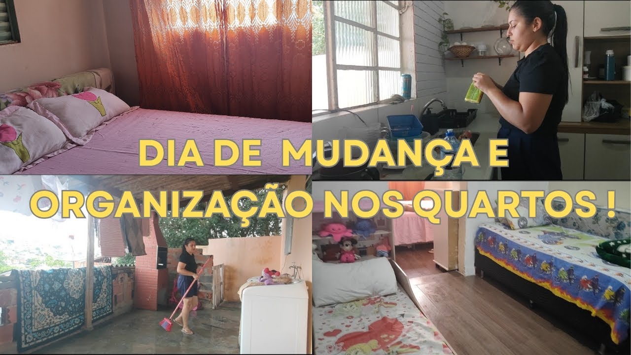 MUITA BAGUNÇA 🫣 || ROTINA DE ORGANIZAÇÃO E MUDANÇA NOS QUARTOS.