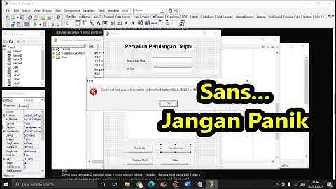Tugas Laporan Delphi (For to Do, For Down To, Repeat Until dan Clear)