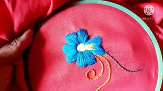 satin stitch embroidery design/flower embroidery designs/easy flower embroidery