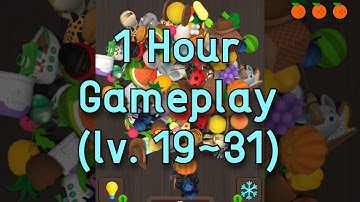 Match triple 3D 1 Hour Gameplay (Level 19~31) | No commentary