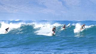 Pua'ena Point ~Mellow Relaxing Longboard Surfing North Shore O'ahu Hawaii |