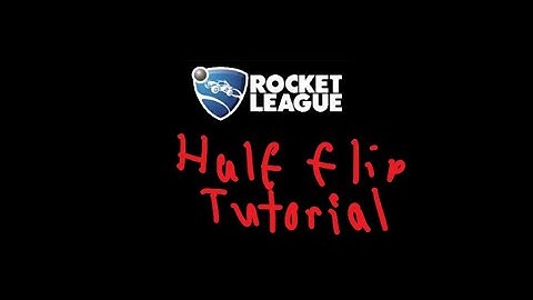 Rocket League Half Flip Tutorial (With controller overlay!)