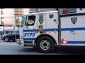 NYPD E-ONE ESS 8 Responding to a barricaded person.