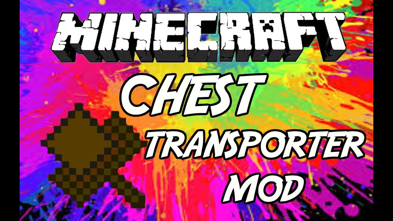 Minecraft Mod " Chest Transporter mod 1.7.10 " YouTube