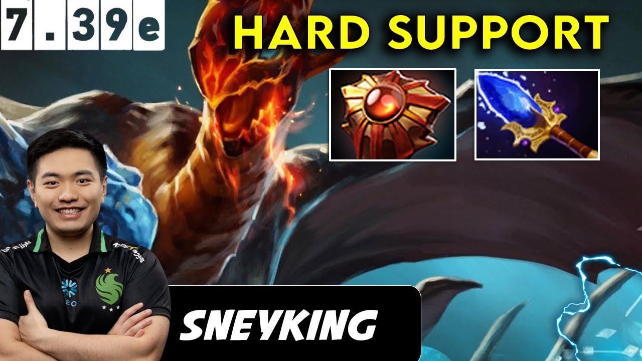 Sneyking Jakiro Hard Support - Dota 2 Patch 7.39e Pro Player Full Gameplay
