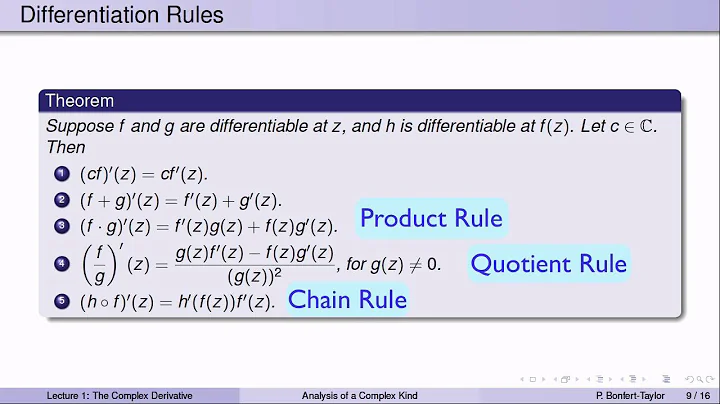 Week3Lecture1: The complex derivative