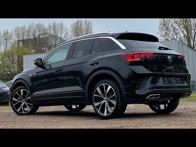 Volkswagen NEW T-roc R-line 2023 in 4K 19 inch Misano Black Walk