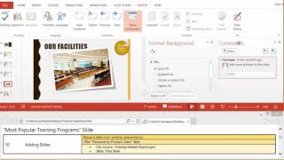 Microsoft PowerPoint 2013 Review MOS Exam Part 1 screenshot 1